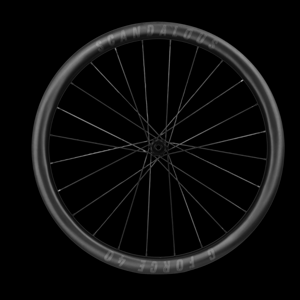 Scadalous G-Force 40mm Gravel wheelset full cermaic