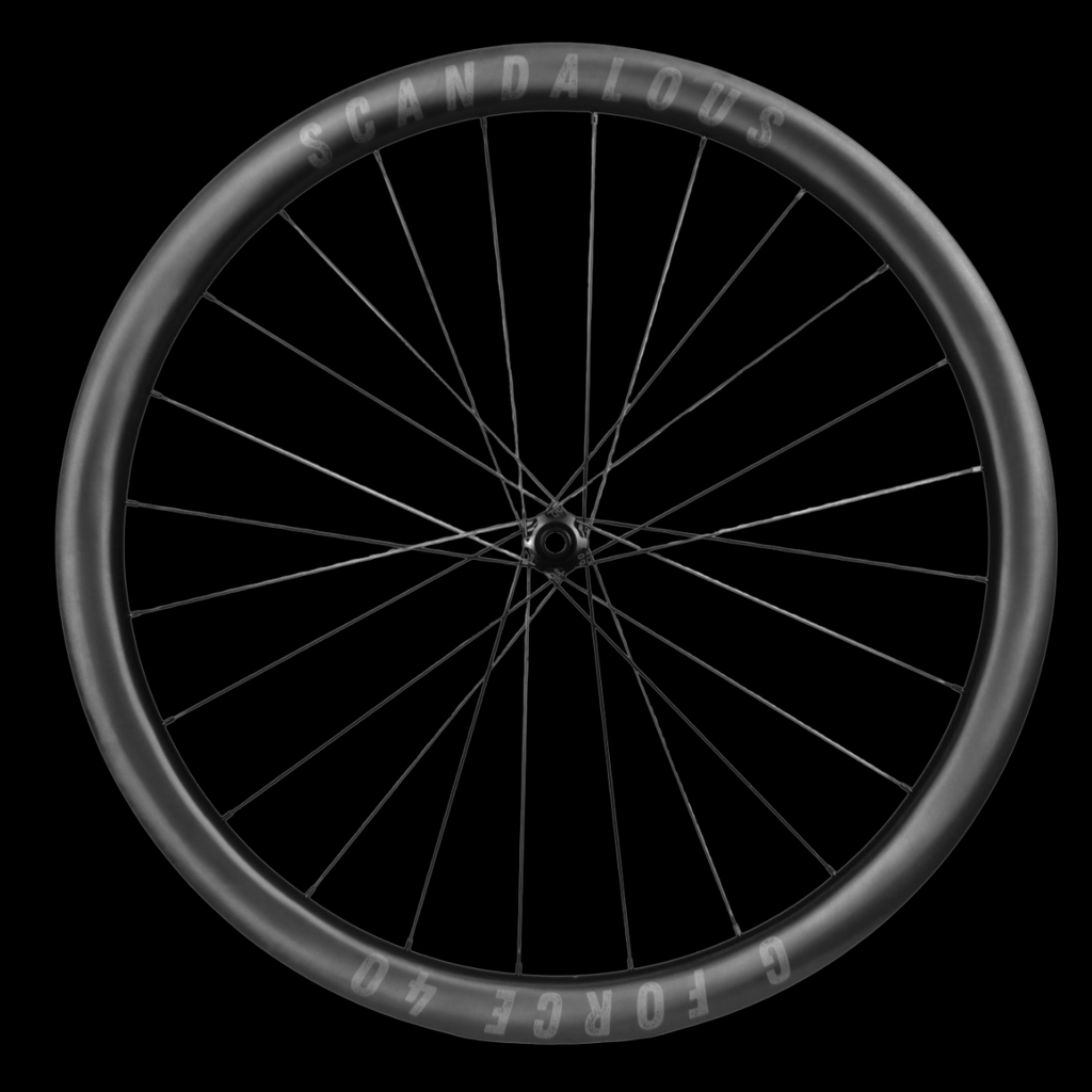 Scadalous G-Force 40mm Gravel wheelset full cermaic
