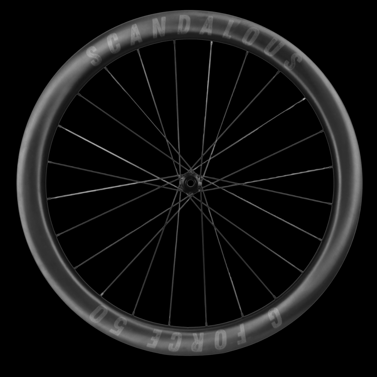 Scadalous G-Force 50mm Gravel wheelset full cermaic