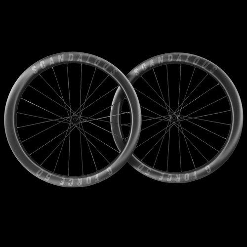 Scadalous G-Force 50mm Gravel wheelset full cermaic