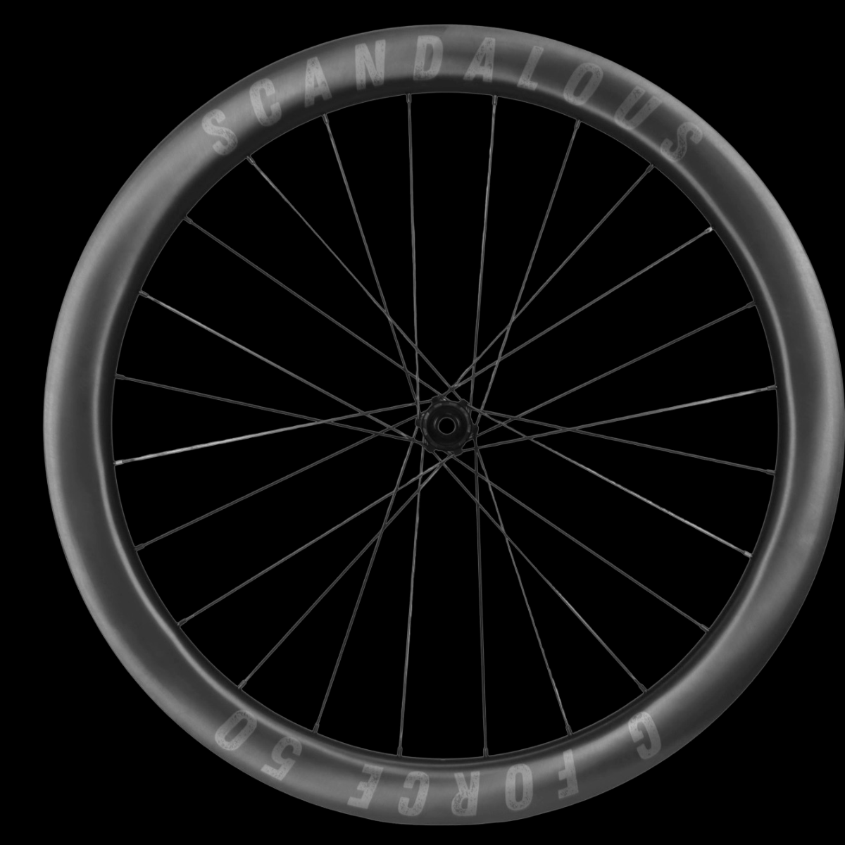 Scadalous G-Force 50mm Gravel wheelset full cermaic